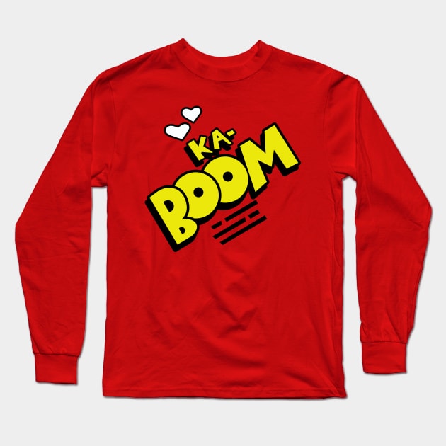 KaBoom Long Sleeve T-Shirt by DavesTees